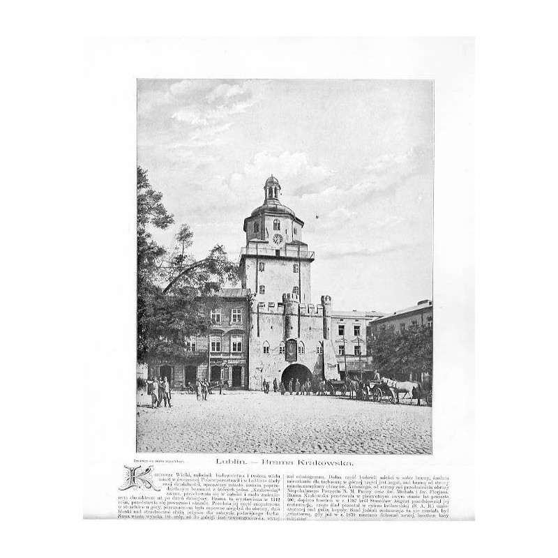 "Lublin. - Brama Krakowska."