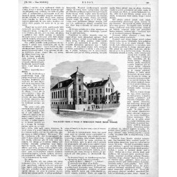 "Nowy kościół i Szkoła w Chicago w Zjednoczonych Stanach Ameryki Północnéj. (6051)"
