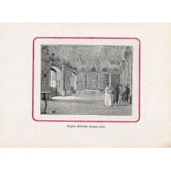 Jasna Góra. Biblioteka / 8. "Wnętrze Biblioteki Jasnogó [!] rskiéj."
