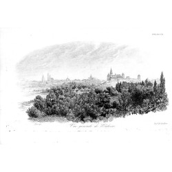 "Vue générale de Krakovie."