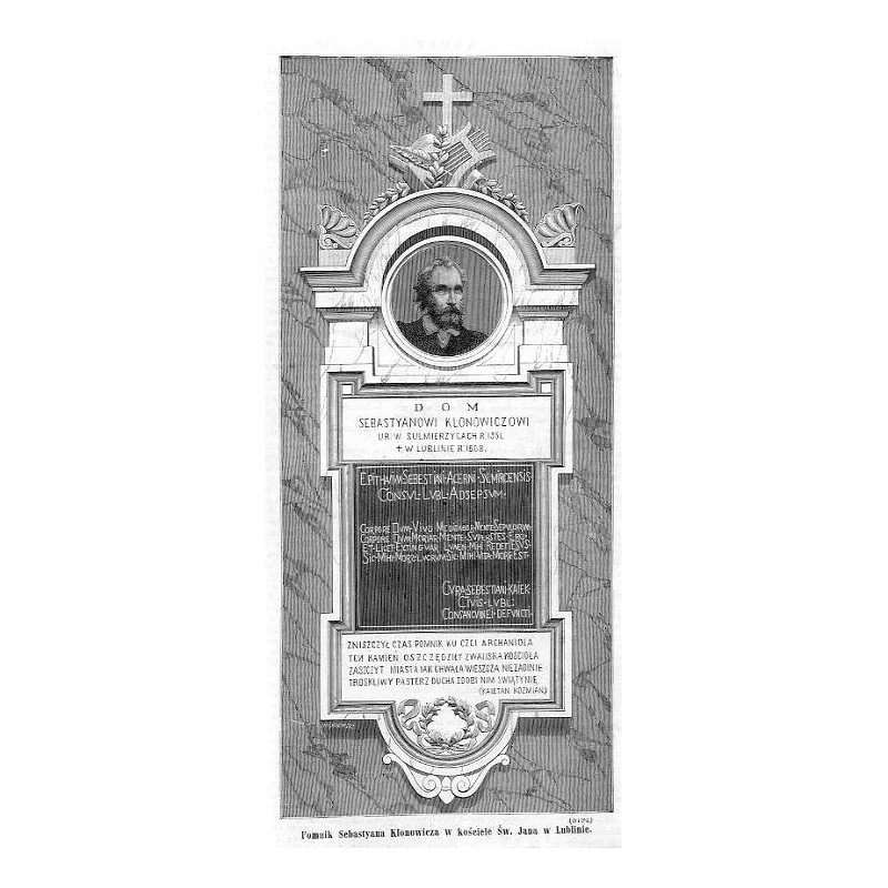 "Pomnik Sebastyana Klonowicza w kościele Św. Jana w Lublinie. (3794)"