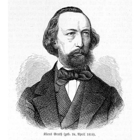 "Klaus Groth (geb. 24. April 1819)."