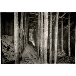 "Bild 1 Ausgekohlte Abbaukammer" / Wyrobiska nieustalonej górnośląskiej kopalni, Bytom-Bobrek (?)