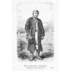 "Typ wiejski z Zabuża. Rysował z natury Dowgird. (621)"
