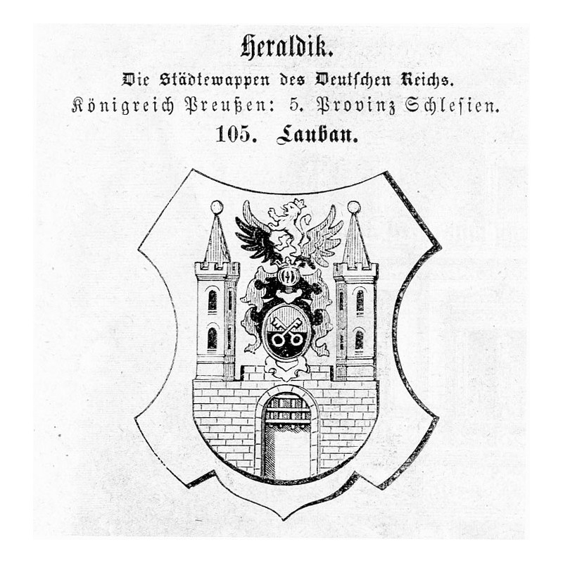 Lubań. Herb miasta "105. Lauban."