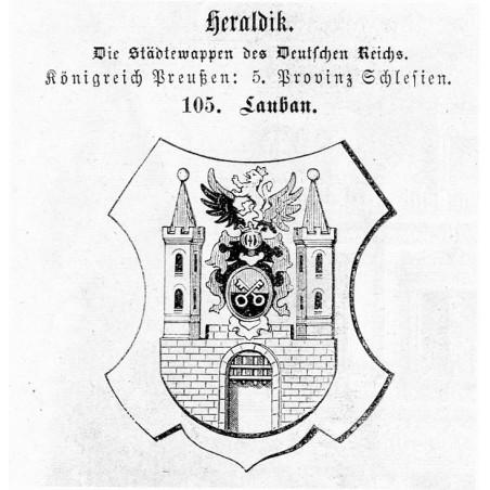 Lubań. Herb miasta "105. Lauban."