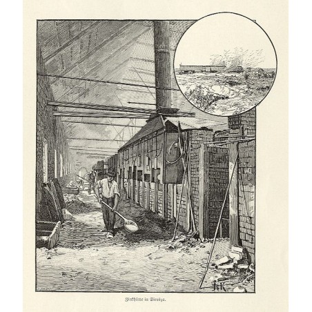 "Zinkhütte in Siersza."