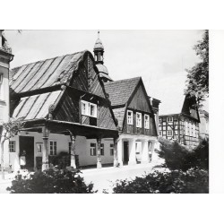 "Rakoniewice Zabytkowe kamieniczki - podcieniowe fot. J. Korpal 71-308 39263 kolor"