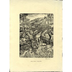 19 "Zacisze w Tresnej - drzeworyt (1958)"