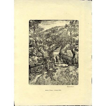 19 "Zacisze w Tresnej - drzeworyt (1958)"