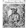 [1] "Christiernus Daciæ Rex." [2] "Henricus II Galliæ Rex."