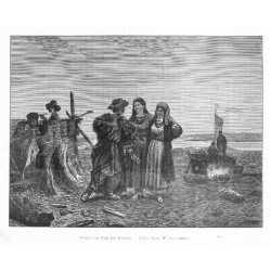 "Wieczór nad Wisłą koło Gdańska. - Podług obrazu W. Stryjowskiego."