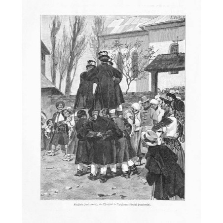 "Kirchlein (cerkowcia), ein Osterspiel in Tyszkowce (Bezirk Horodenka)."