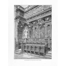 "Vom Chorgestühl in der Corpus DominiKirche in Krakau."