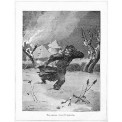 "Podpalacz. Rysunek W. Grabowskiego."