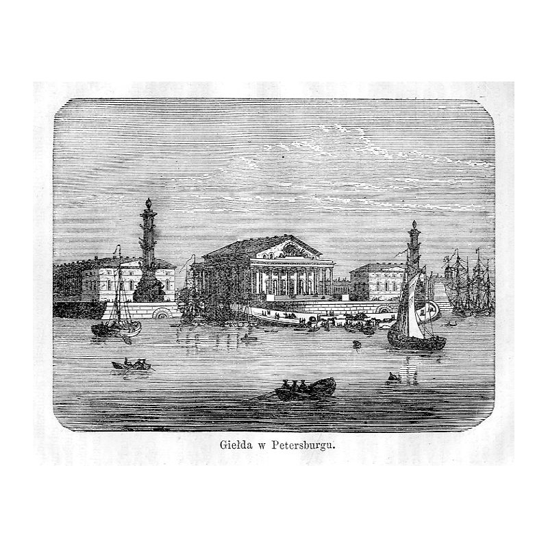 "Giełda w Petersburgu."