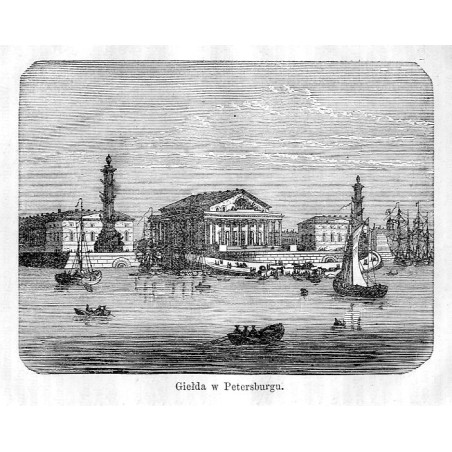 "Giełda w Petersburgu."