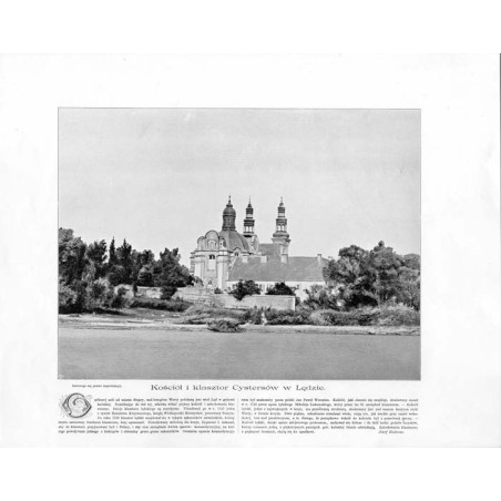 "Kościół i klasztor Cystersów w Lędzie."