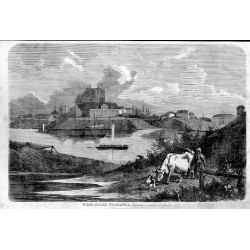 "WIDOK OGÓLNY WŁOCŁAWKA. (Rysował z natury Fabijański)."