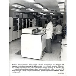 "Hutnicze Przedsiębiorstwo Maszynowych Obliczeń Analitycznych w Katowicach [...] Jest to jedna z najnowocześniejszych placówek w