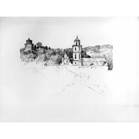 [18] Blick auf den Schlossberg in Wilna / [18] "BLICK AUF DEN SCHLOSSBERG IN WILNA"