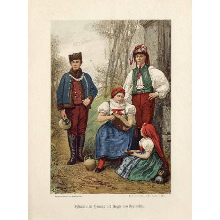 "Iglauerinen, Hanake und Jazek aus Jablunkau."