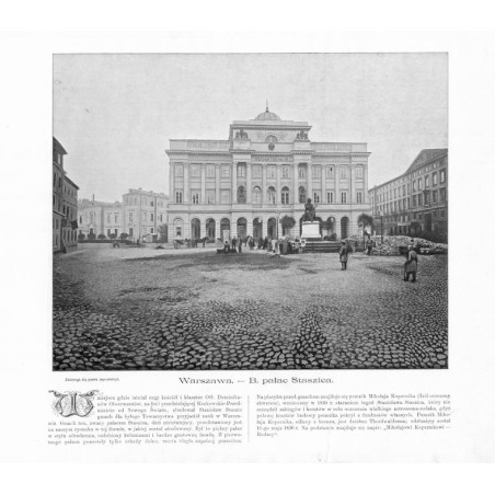 "Warszawa. - B. pałac Staszica."