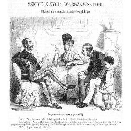 "Po powrocie z wystawy paryzkiéj."
