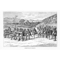 "Hochzeitszug der Huzulen." / Huculski orszak ślubny