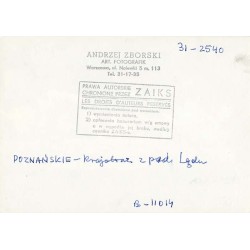 "POZNAŃSKIE - Krajobraz z pod Lądu 31-2540 B-11014"
