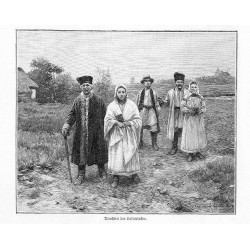 "Trachten der Lasowiaken. / (gegen den San wohnend)" / Lasowiacy