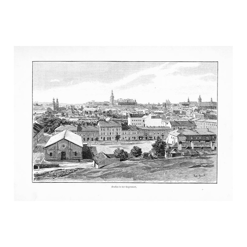"Krakau in der Gegenwart."