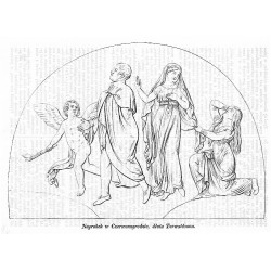 "Nagrobek w Czerwonogrodzie, dłuta Torwaldsona."