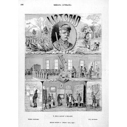 "LISTOPAD. W "Szkole rzemiosł" w Warszawie: Wykłady teoretyczne. Przy warstatach. Wystawa obrazów w "Salonie Józefa Ungra"."