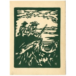 Cykl "Nowele tatrzańskie" z 5 linorytami: ("I. Sen") ("II. Polowanie") ("III. Zatopiony szmaragd") ("IV. Wiatr halny") ("V.