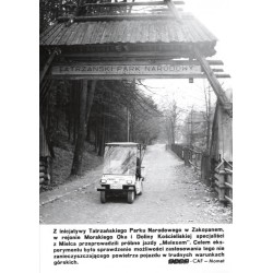 "Z inicjatywy Tatrzańskiego Parku Narodowego w Zakopanem, w rejonie Morskiego Oka i Doliny Kościeliskiej specjaliści z Mielca pr