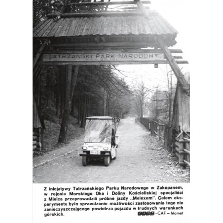 "Z inicjatywy Tatrzańskiego Parku Narodowego w Zakopanem, w rejonie Morskiego Oka i Doliny Kościeliskiej specjaliści z Mielca pr