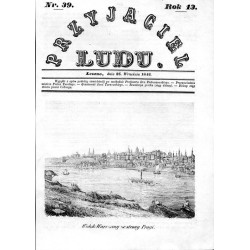"Widok Warszawy ze strony Pragi."