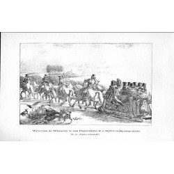 "Wycieczka do Willanowa w dniu Popielcowym w r. 1821-ym (według starego sztychu). (Ob. art. "Popielec warszawski")."
