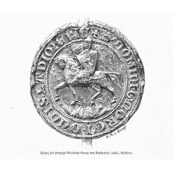 [1] "Siegel der Herzogs Bolesław Georg von Ruthenien (1335), Vorderseite." [2] "Siegel der Herzogs Bolesław Georg von Ruthenien