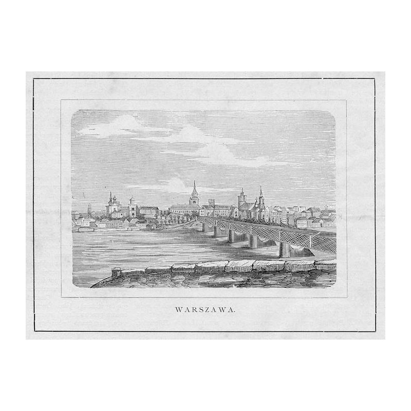 Warszawa. Panorama od strony Pragi / "WARSZAWA."