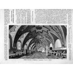 "Refektarz klasztorny na Jasnéj-Górze w Częstochowie. Rysował A. Głębocki. (3114)"