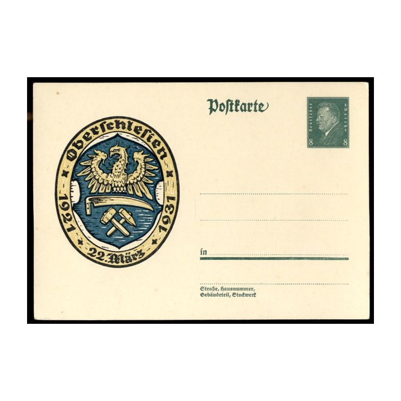 "Oberschlesien 1921-1931 22. März"