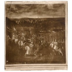 Fragment plafonu w zamku w Podhorcach