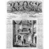 "WARSZAWA. Dziedziniec domu Nr. 523 przy ulicy Podwale. Rysował z natury H. Pillati. (1841)"