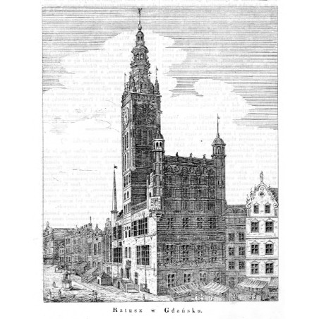 "Ratusz w Gdańsku."