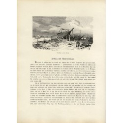 [1] "Stettin. Altes Thor in der kleinen Rittergasse." [2] "Oderkähne auf der Werft."