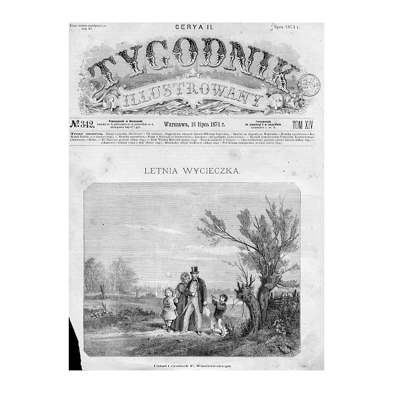 "LETNIA WYCIECZKA. Układ i rysunek F. Wastkowskiego. 190"