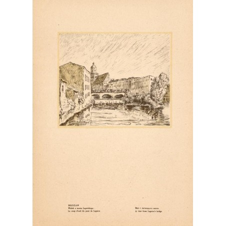 "WROCŁAW. Widok z mostu Legnickiego [...]"