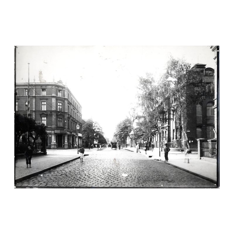 Zabrze - narożnik ul. Lutra i ul. 3 maja / Hindenburg O.S. Schechestr., Dorotheenstr.